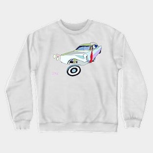 1968 space car Crewneck Sweatshirt